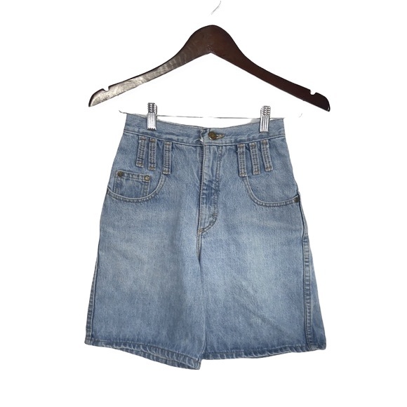 Vintage Zena Denim high waisted dodge shorts - Picture 7 of 10